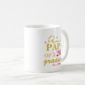 自慢の卒業パパ コーヒーマグカップ (正面右)
