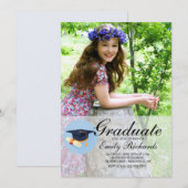 自慢の卒業写真招待状 招待状 (正面/裏面)