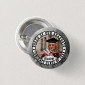 自慢の卒業生 おしゃれな卒業写真 可愛い 缶バッジ (正面&裏面)