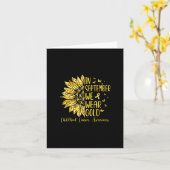 自慢の夫 私の妻の抗がん剤治療最終日 がん カード (黄色い花)