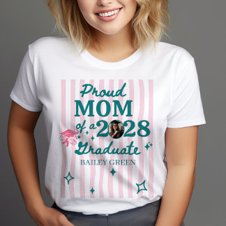 自慢の家族 かわいい プレップ オーダーメイド 卒業式 Tシャツ