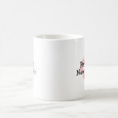 自慢の新しいルロベイビー女の子の足跡 コーヒーマグカップ (中央)