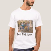 自慢の父家族写真 Tシャツ (正面)