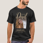 自慢の父|写真卒業Tシャツ Tシャツ (正面)