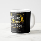 自慢の父 - 2026年卒業 ジャンボコーヒーマグカップ (正面右)
