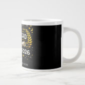 自慢の父 - 2026年卒業 ジャンボコーヒーマグカップ (右)