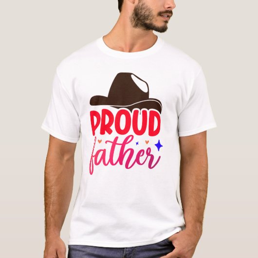 自慢の父 Tシャツ (正面)