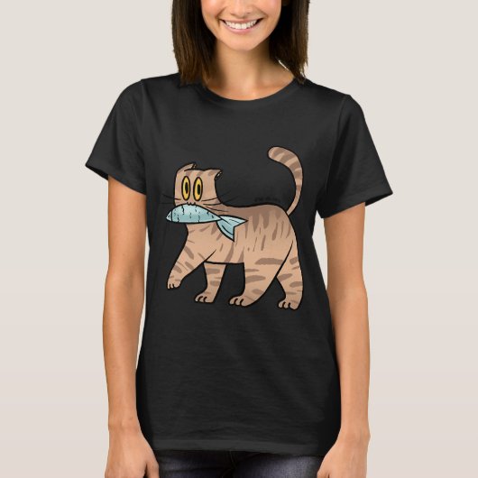 自慢の獲物、それともニセモノ? Tシャツ (正面)