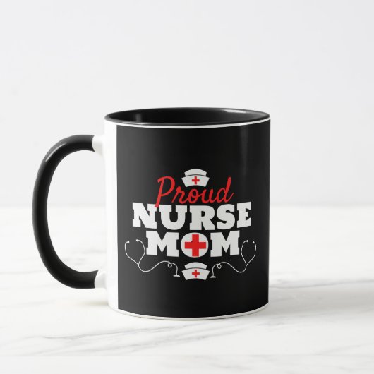 自慢の看護師ママ マグカップ (左)