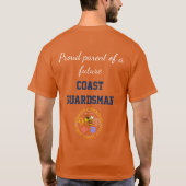 自慢の親 アメリカ沿岸警備隊 Tシャツ (裏面)