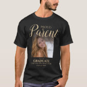 自慢の親 | 卒業記念写真Tシャツ Tシャツ (正面)