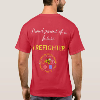 自慢の親 消防士 Tシャツ