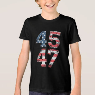 自慢のMAGA 第47代トランプ大統領就任式の日 トライブレンドTシャツ