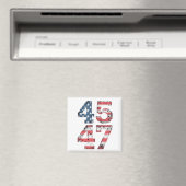 自慢のMAGA 第47代トランプ大統領就任式の日 マグネット (インサイチュ (食洗機))