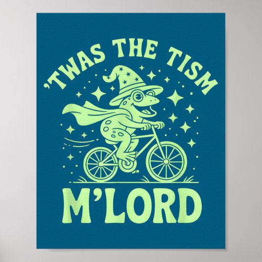 自慢のTwas Tism M'lord 自閉症 ポスター (正面)