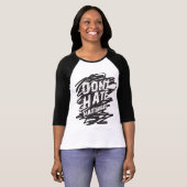 自慰行為をしますワイシャツに憎まないで下さい Tシャツ (正面フル)