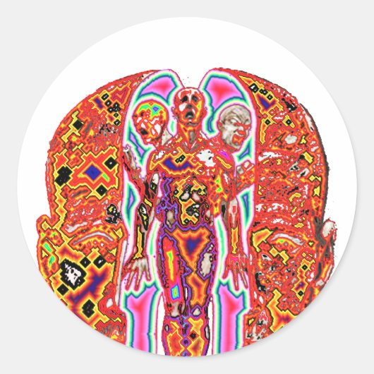 自我の変化 ラウンドシール (正面)