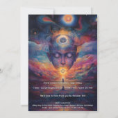 自我の溶解 |  ヴィジョナリー・デザイン 招待状 (裏面)