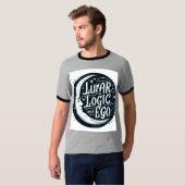 自我を越えた月論 Tシャツ (正面フル)