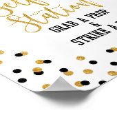 自撮りステーションでプロップの卒業式のサインを取得 ポスター (角)