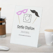 自撮りステーションテーブルトップフォトブース台座看板 台座サイン (インサイチュ)