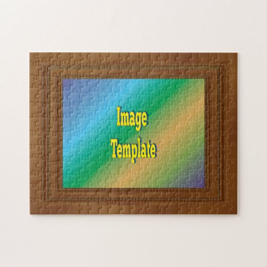 自撮り写真🧩✨カスタム予算 – フレンドリーおもしろい ジグソーパズル (横)