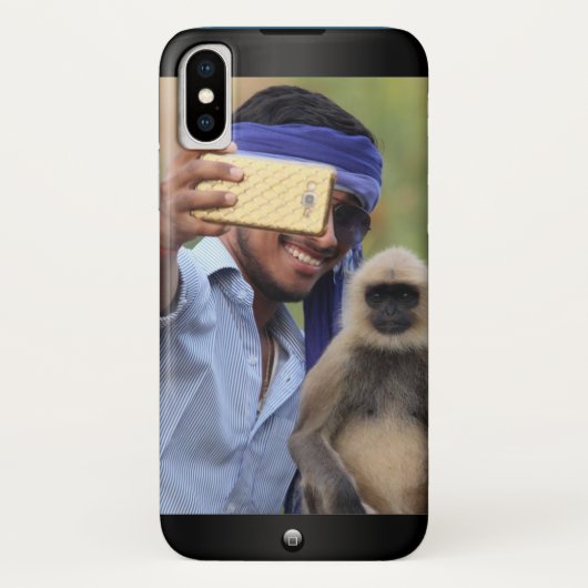 自撮り写真iPhoneケース Case-Mate iPhoneケース (裏面)