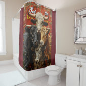 自撮り好き牛 シャワーカーテン (インサイチュ)