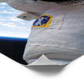 自撮り宇宙飛行士 – 顔と名前の追加 ポスター (角)