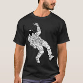 自撮り宇宙飛行士 Tシャツ (正面)