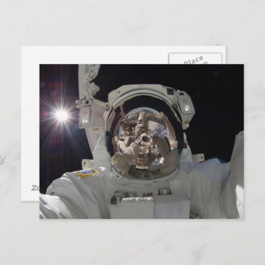 自撮り宇宙飛行士II ポストカード (正面/裏面)