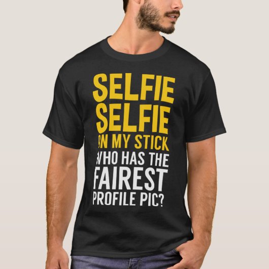 自撮り棒プロフィールPic Fairy Tale Readers Tシャツ (正面)