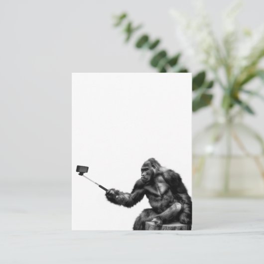 自撮り ポストカード (スタンド正面)