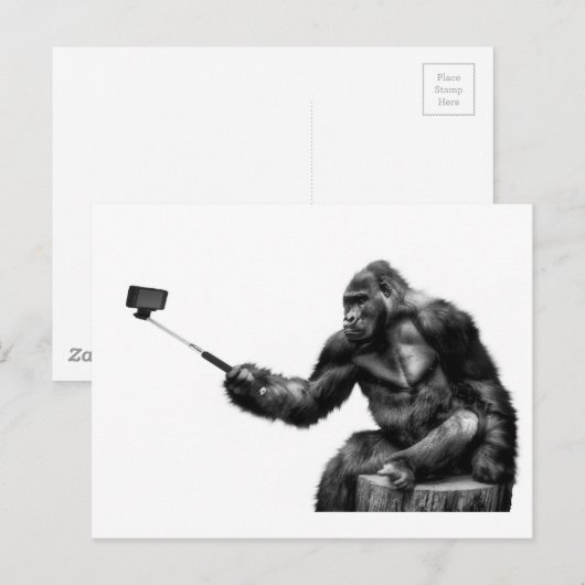 自撮り ポストカード (正面/裏面)