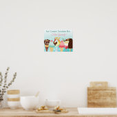 自救済分アイスクリームサンデバーポスター ポスター (キッチン)