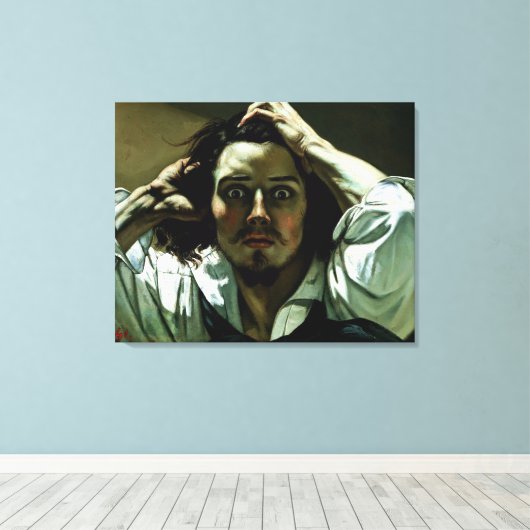 自暴自棄な男絵画の生殖 キャンバスプリント (インサイチュ (ウッドフロア))
