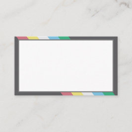 自書分の通信カード – 障害 エンクロージャーカード