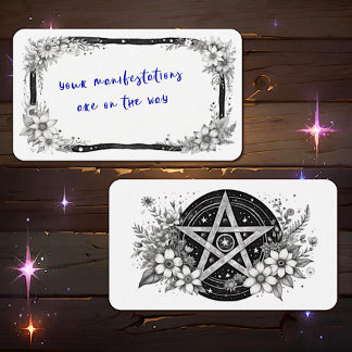 自書分のOracleカード 名刺