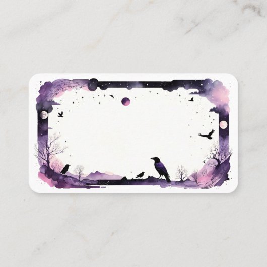 自書分のOracleカード 名刺 (裏面)