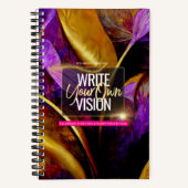自書身のVision Journal ノートブック (正面)