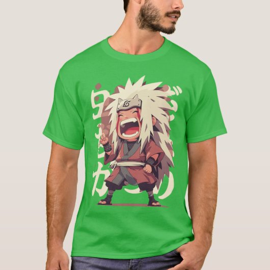 自来也プリント Tシャツ (正面)