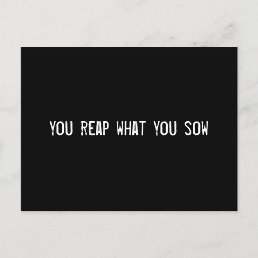 自業自得 ポストカード (正面)