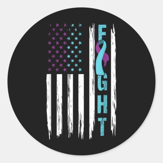 自死認識度と予防アメリカのFl ラウンドシール (正面)