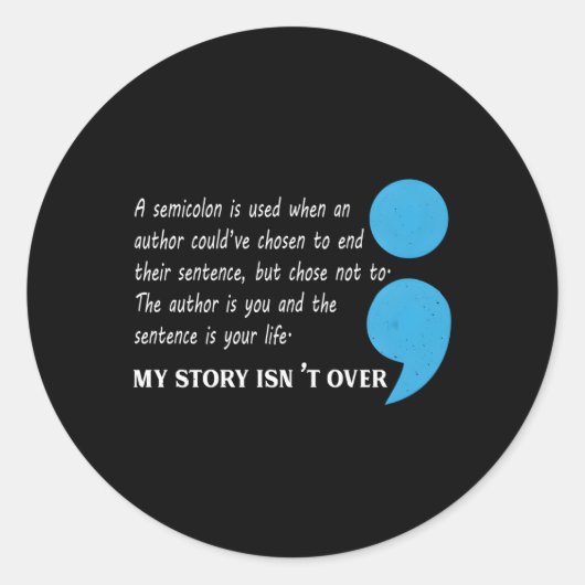 自殺うつ病認識度 ラウンドシール (正面)