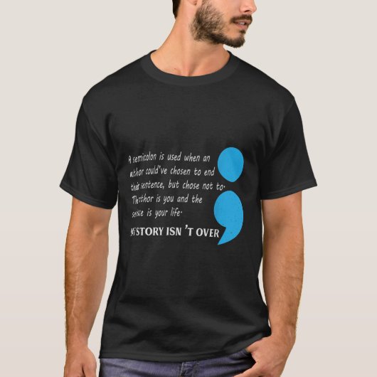 自殺うつ病認識度 Tシャツ (正面)