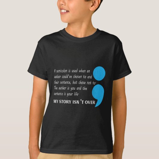 自殺うつ病認識度 Tシャツ (正面)