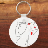 自殺した猫 キーホルダー (正面)