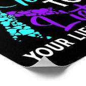 自殺する聞時間が認識度自爆する ポスター (角)