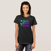 自殺の予防気付いて置き換えられない Tシャツ (正面フル)