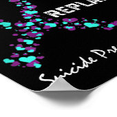 自殺の予防認識度絶対に取り返せない ポスター (角)